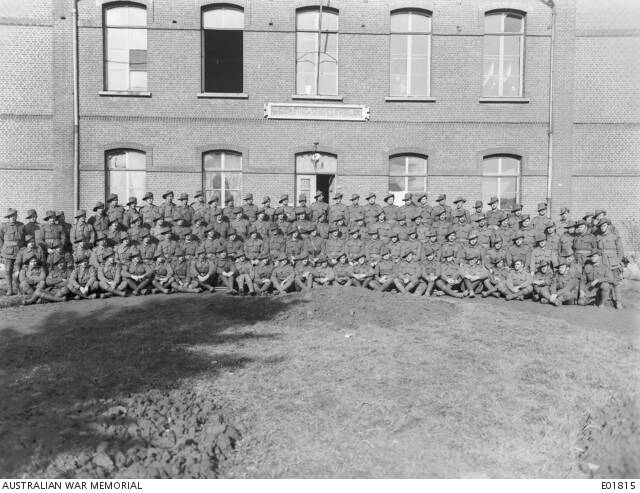 Left to right, back row: Cpl G. Booley 5th man