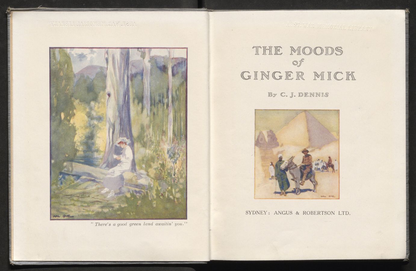 Illustration from The moods of Ginger Mick