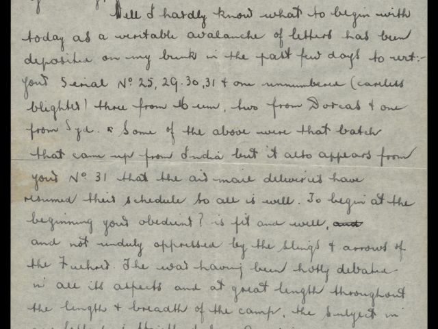 Letter from Michael Billings dated 2 June 1941