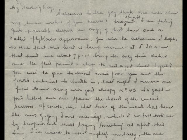 Letter from Michael Billings dated 12 July 1941