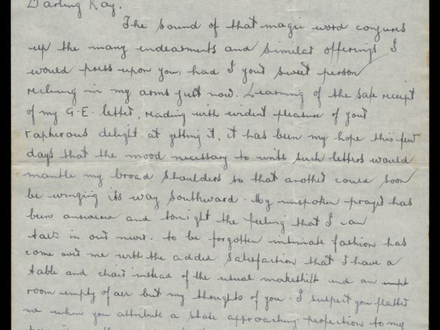 Letter from Michael Billings dated 5 September 1941