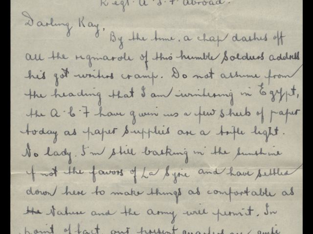 Letter from Michael Billings dated 14 September 1941