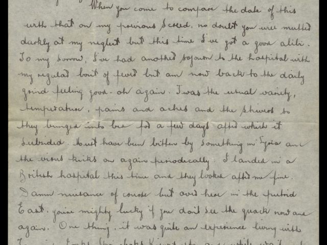 Letter from Michael Billings dated 16 December 1941