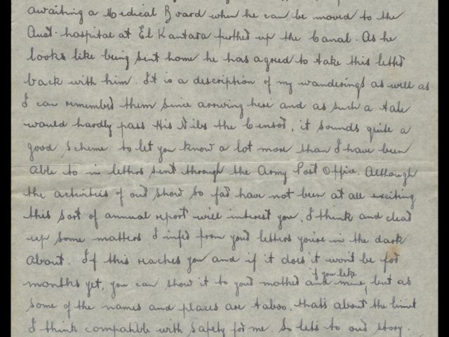 Letter from Michael Billings dated 2 January 1942