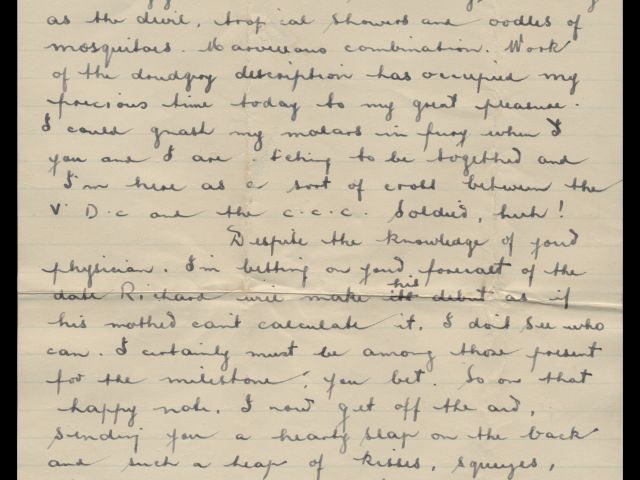 Letter from Michael Billings dated 13 February 1943