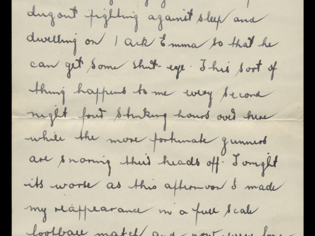 Letter from Michael Billings dated 20 May 1942