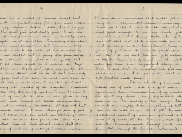 Letter from Michael Billings dated 11 March 1943