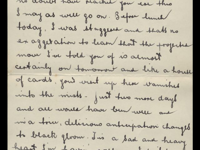 Letter from Michael Billings dated 29 May 1942