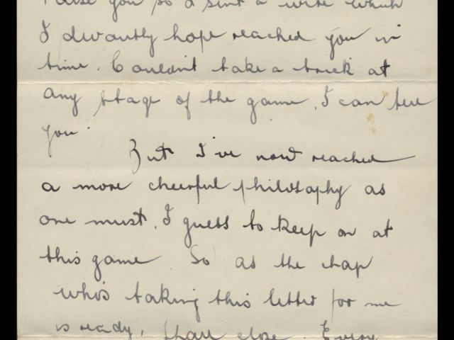 Letter from Michael Billings dated 2 June 1942