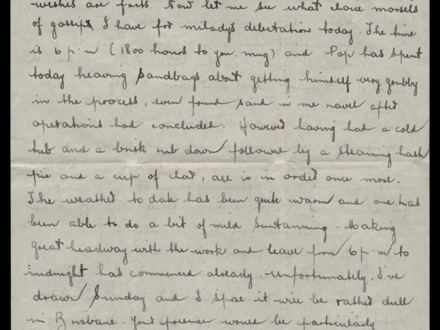 Letter from Michael Billings dated 5 June 1942