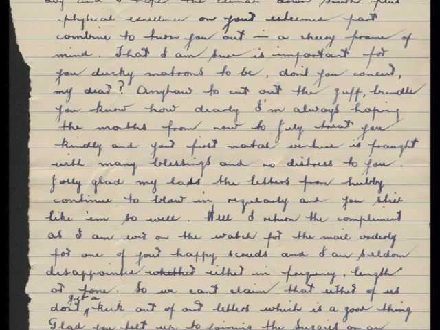 Letter from Michael Billings dated 27 January 1943