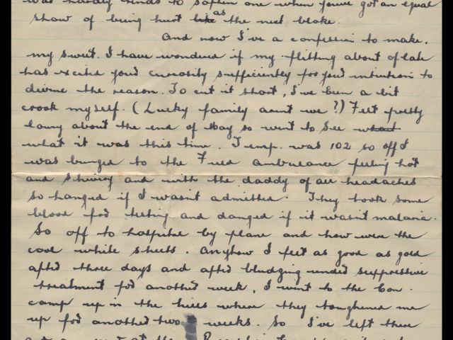 Letter from Michael Billings dated 22 July 1943