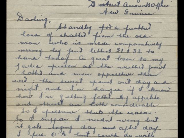 Letter from Michael Billings dated 4 September 1943