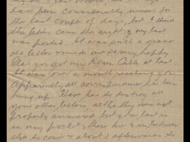 Letter from Cecil Mills dated 9 July 1916