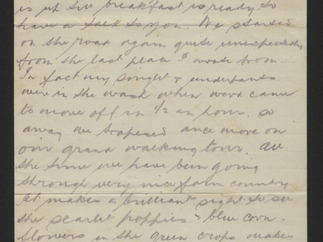 Letter from Cecil Mills dated 14 July 1916