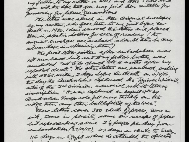 Letter from John Mills dated 23 October 1997
