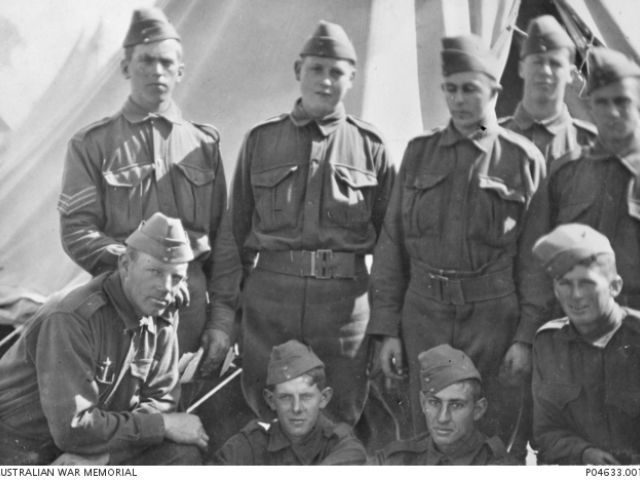 Image of 10th Battalion including Thomas Anderson Whyte