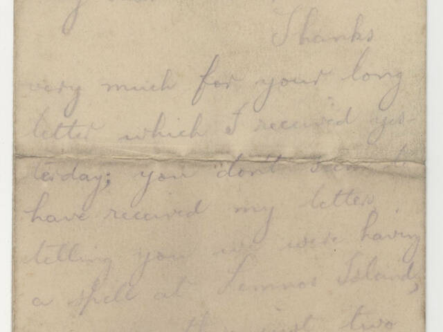 Page 8 letters of Guy Hartley Arnold