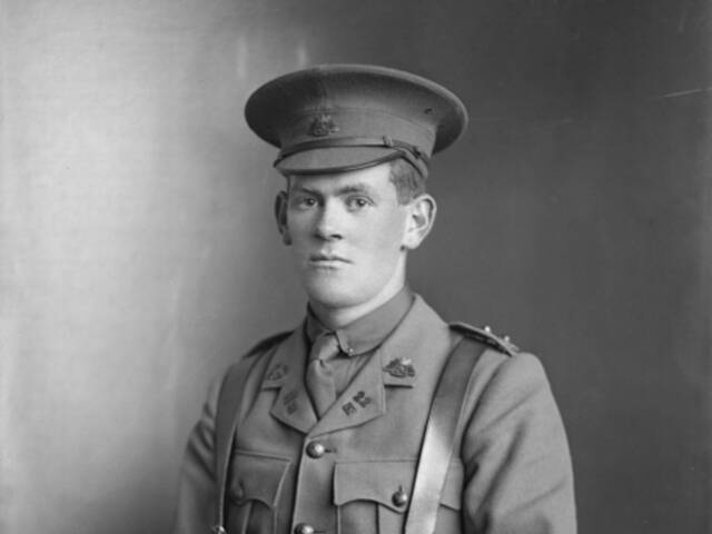 Portrait of Lieutenant (later Captain) Herbert Franklin Curnow