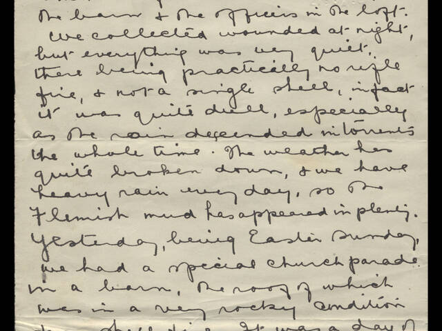 Handwritten diary of Lieutenant Boyd