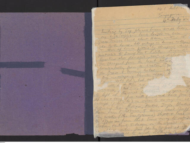 Handwritten diary of George James Feakes