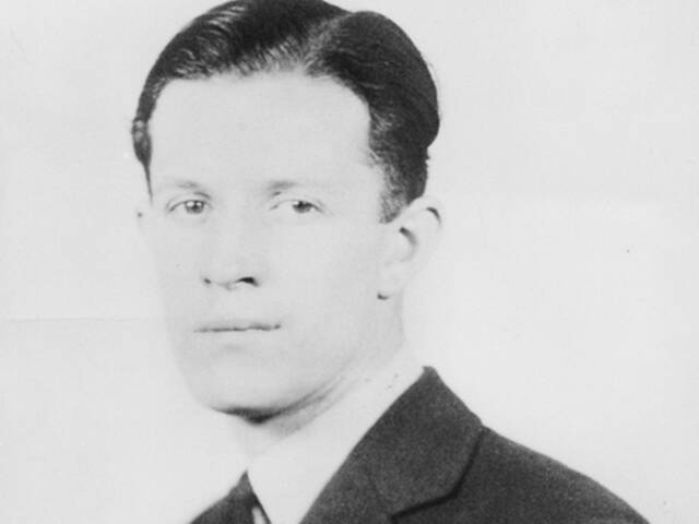 Portrait of 400976 Sergeant (Sgt) David Taylor Galt, RAAF. Sgt Galt enlisted on 7 December 1940 in Melbourne and trained as a pilot.