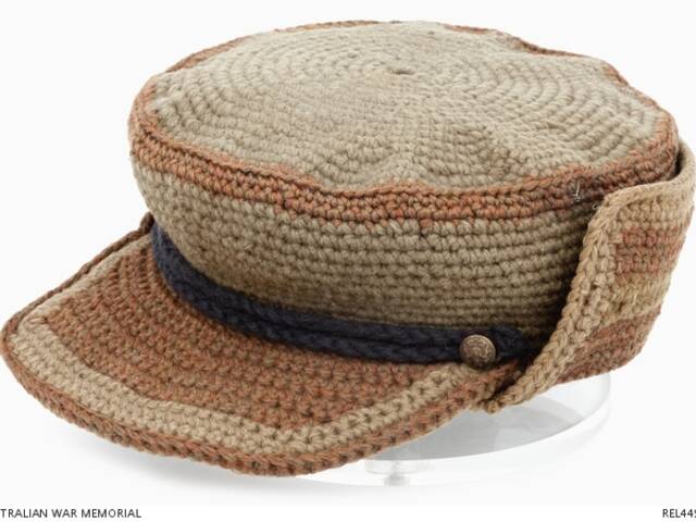Peaked cap: Bombardier H H Armstrong, 2/3rd Field Regiment, RAA AWM REL44952