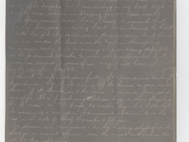 Photostat image of letter from Eric Roland Cotterill