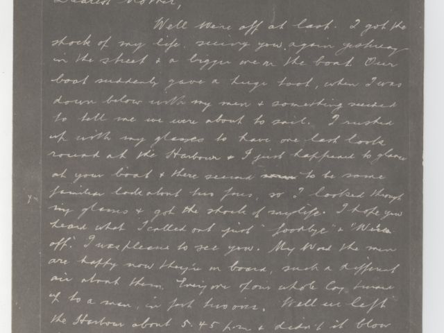 Photostat image of letter from Wilfred Emmott Addison