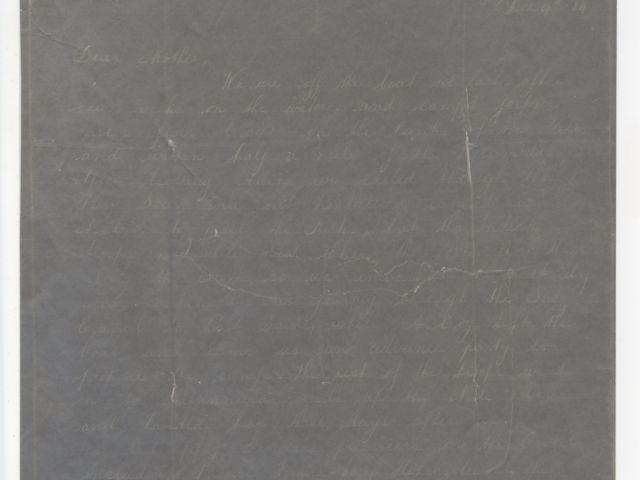 Photostat image of letter from John Joseph Bourke