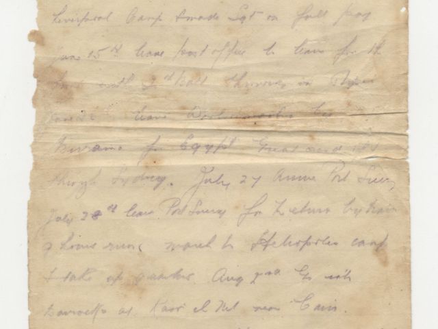 Diary of Cyril Arnold Pryor