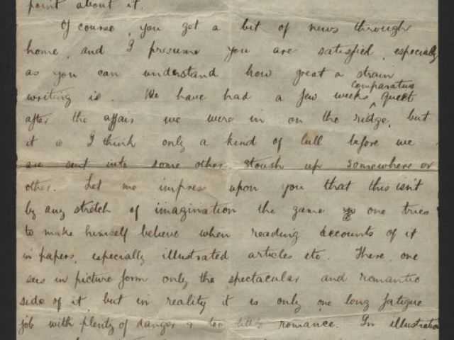 Handwritten letter by Andrew George Douglass