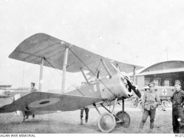 SOPWITH PUP STARBOARD VIEW. (COLLECTION OF LT. H G CORNELL, NO.2 SQUADRON AUSTRALIAN FLYING CORPS (AFC)