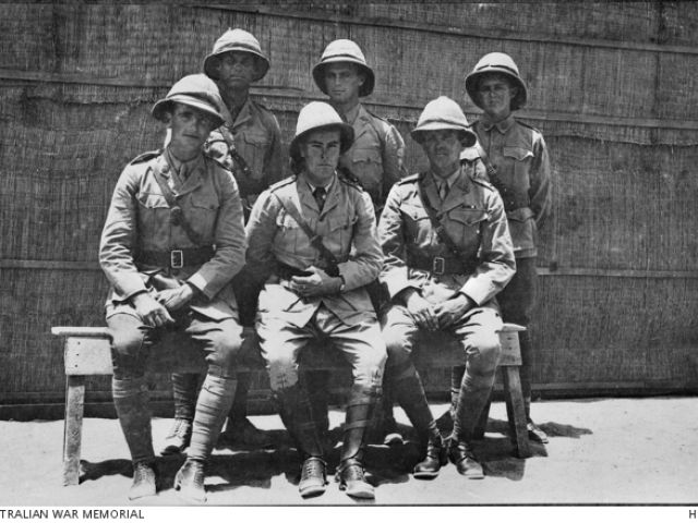 Officers of the Machine Gun Company, 8th Infantry Brigade, AIF