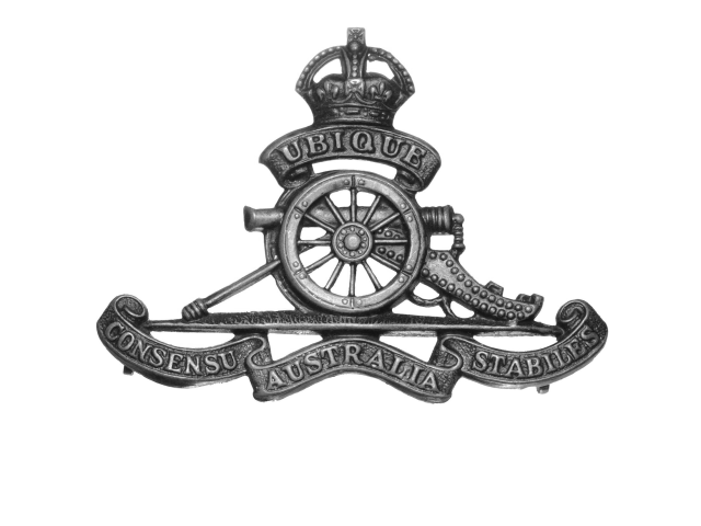 Royal Artillery badge Australia